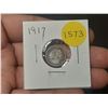 Image 1 : 1917 Canadian Silver Small Five Cents