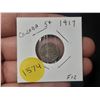 Image 1 : 1917 F-12 Canadian Silver Small Five Cents