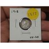 Image 1 : 1918 VF-20 Canadian Silver Small Five Cents