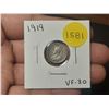 Image 1 : 1919 VF-30 Canadian Silver Small Five Cents