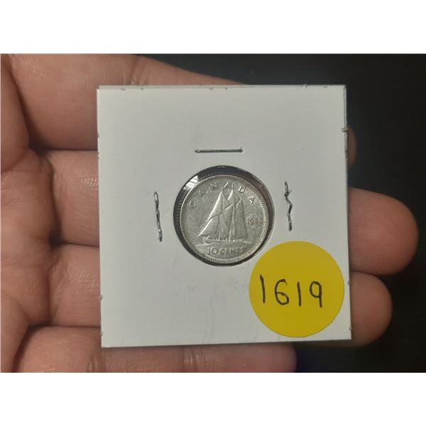 1946 Canadian Silver Ten Cents