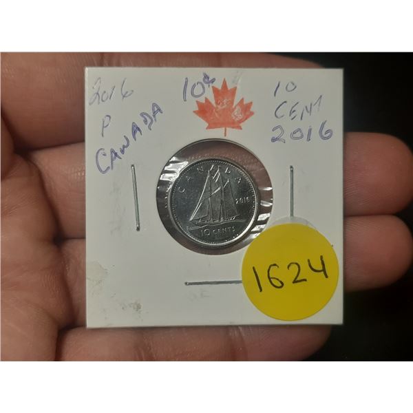 2016 P UNC Canadian Ten Cents