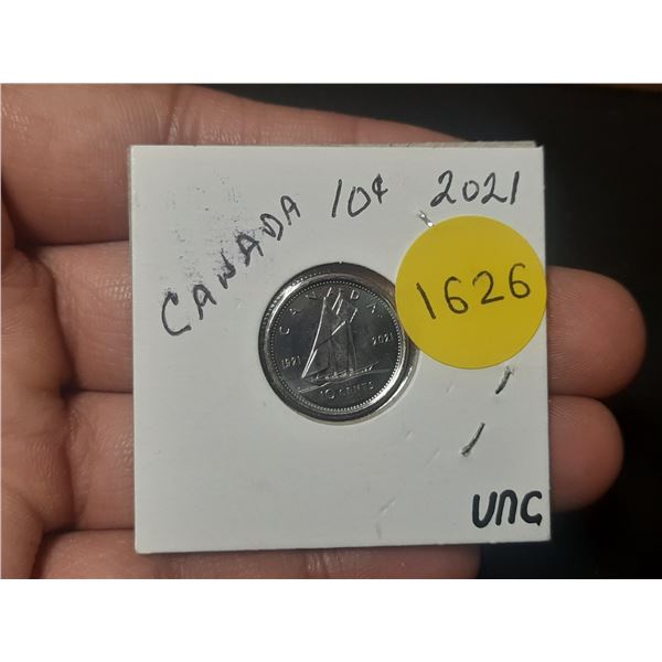 2021 UNC Canadian Ten Cents