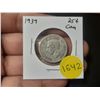 Image 1 : 1939 Canadian Silver Twenty Five Cents