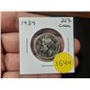Image 1 : 1939 Canadian Silver Twenty Five Cents