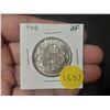 Image 1 : 1940 XF Canadian Silver Fifty Cents