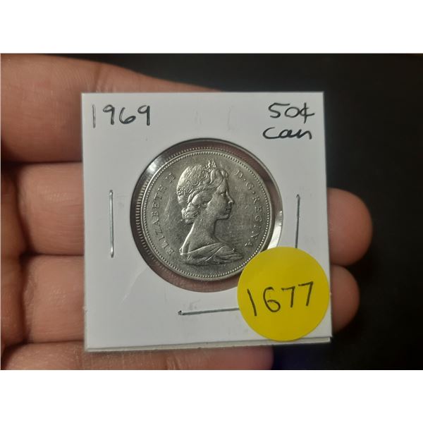 1969 Canadian Fifty Cents