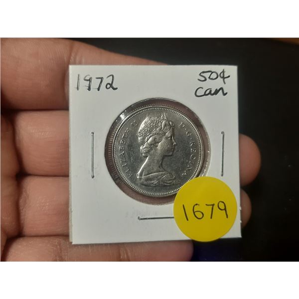 1972 Canadian Fifty Cents