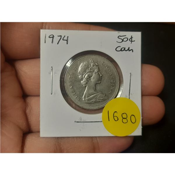 1974 Canadian Fifty Cents