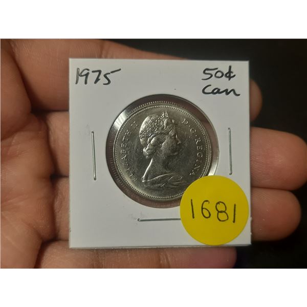 1975 Canadian Fifty Cents