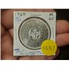 Image 1 : 1964 PL-65 Canadian Silver Dollar - Dot Between T&S