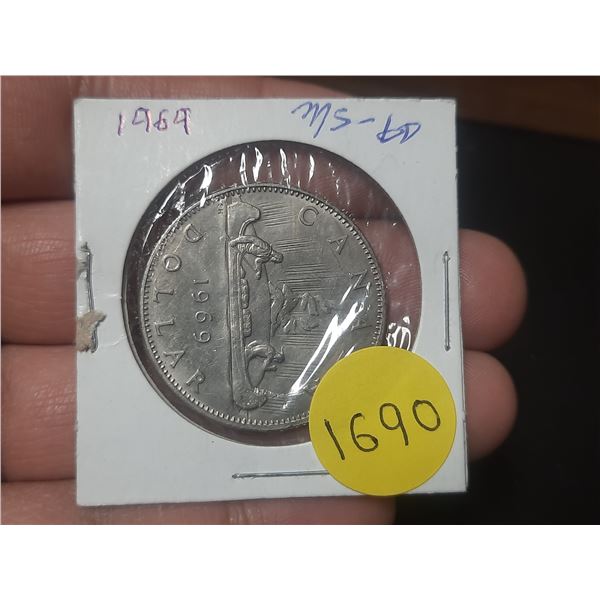 1969 MS-60 Canadian Dollar