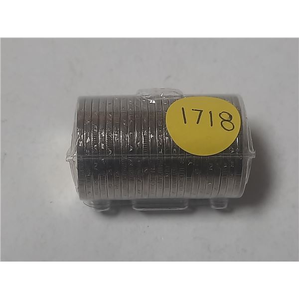 2018 Roll of Canadian $2 "Toonie" coin commemorating the 100th anniversary of the Armistice of 1918,