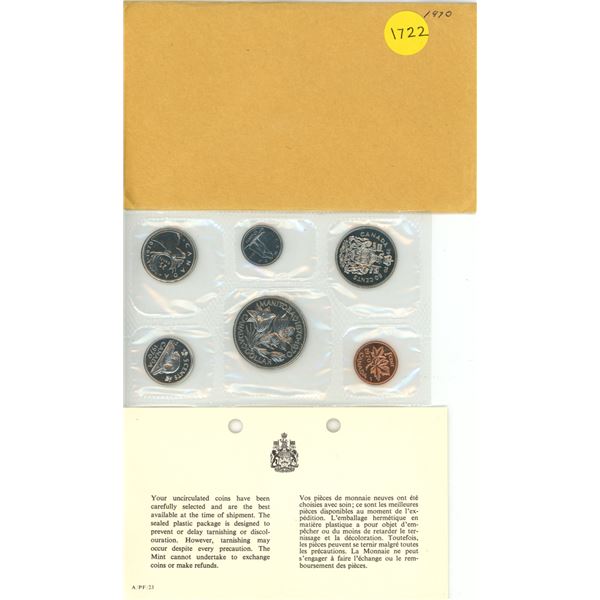 1970 Canada Uncirculated Coin Set.