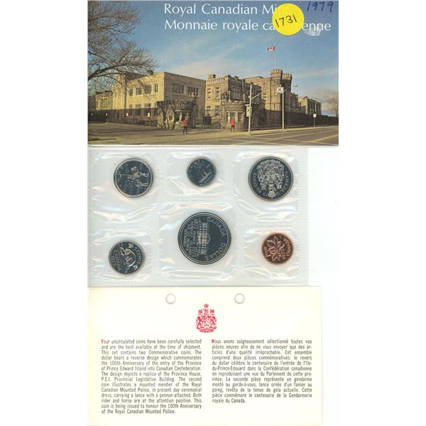 1979 Canada Uncirculated Coin Set.