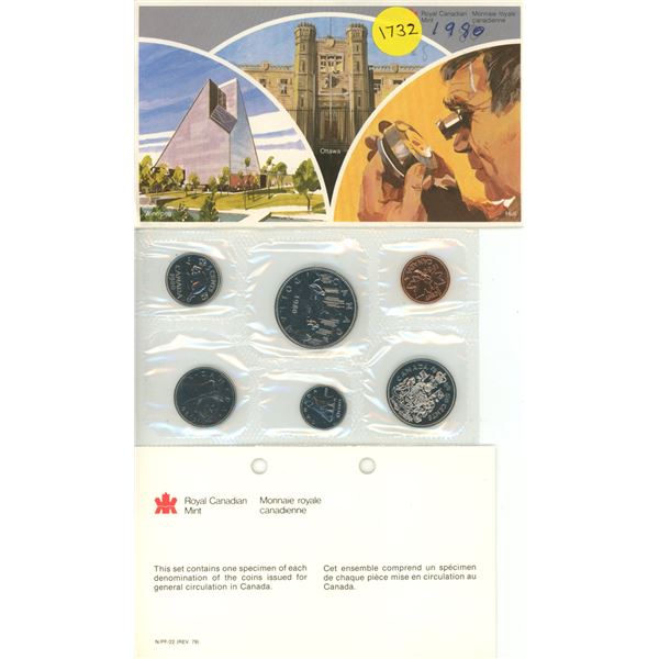 1980 Canada Uncirculated Coin Set.