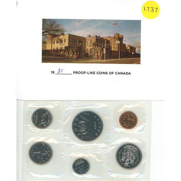 1985 Canada Uncirculated Coin Set.
