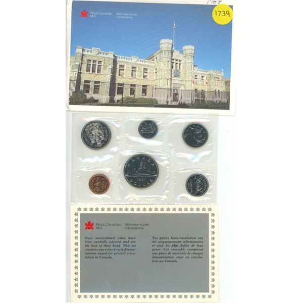 1987 Canada Uncirculated Coin Set.