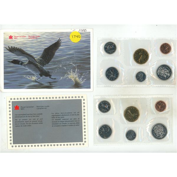 (2) 1988 Canada Uncirculated Coin Set.