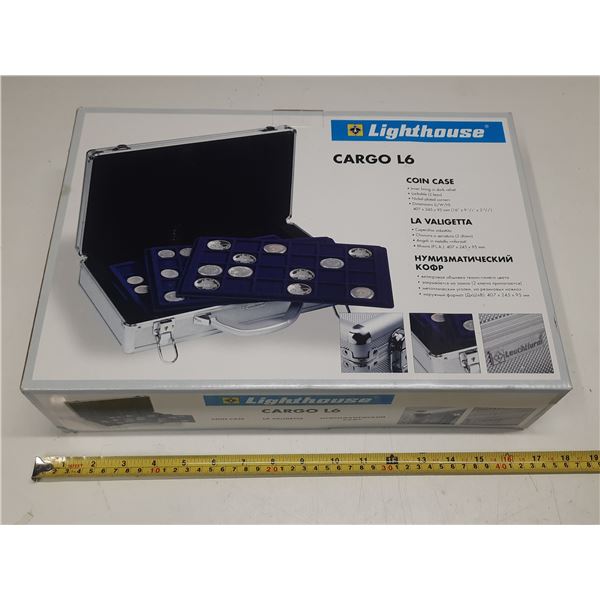 Lighthouse CARGO L6 Aluminum Coin Case. (Brand New)