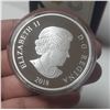 Image 4 : 2018 Royal Canadian Mint $30 Fine Silver Coin featuring a Golden Maple Leaf Design. It is a limited 