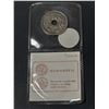 Image 2 : Vintage 1917 French 25 Centimes coin, known as the Lindauer type, featuring a central hole.