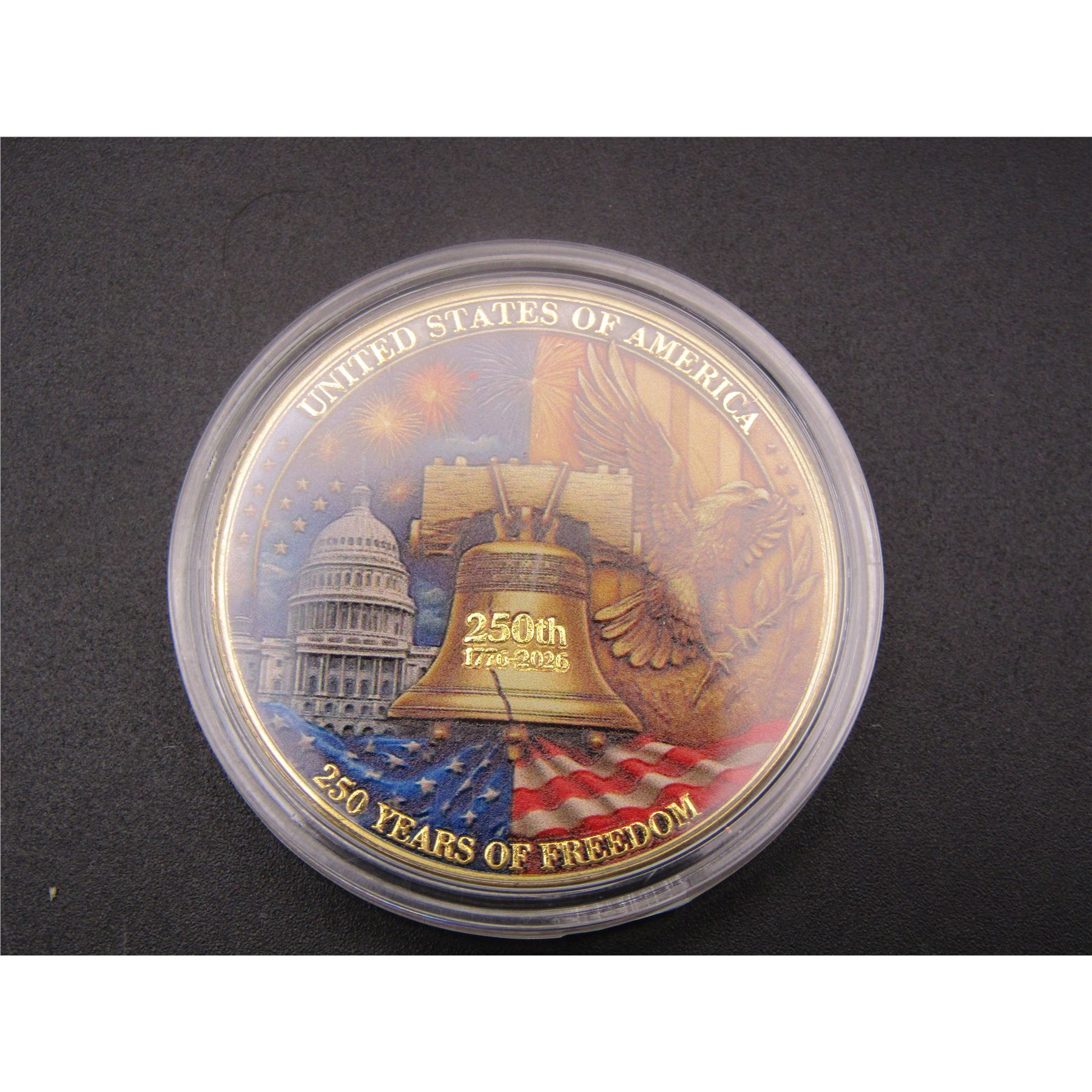 United States of America 250th Anniversary Colorized Round