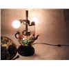 Image 6 : Beautiful Rare Tiffany Style Teapot Lamp, Working.  16.5” Tall. J.J. Peng Stamp on Shade.