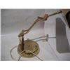 Image 2 : Brass Adjustable Desk Lamp, Working.
