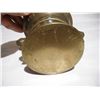Image 7 : Antique Solid Brass Heavy Mortar and Pestle.  Engraved – 1611 Spes Mea In Deo Est (?)
