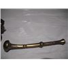 Image 9 : Antique Solid Brass Heavy Mortar and Pestle.  Engraved – 1611 Spes Mea In Deo Est (?)