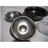 Image 4 : Silver Plated (?) Curling Rock Design Ashtray w/ Glass Insert