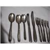 Image 2 : Vintage High Quality Silverplate German Cutlery.   WMF Knives (2), WMF 90 Forks (5), WMF Patent 90 S