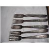 Image 3 : Vintage High Quality Silverplate German Cutlery.   WMF Knives (2), WMF 90 Forks (5), WMF Patent 90 S