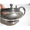 Image 3 : 1921 Silverplate Small Teapot w/ Fancy Design.  Meriden B. Company