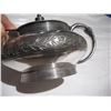 Image 4 : 1921 Silverplate Small Teapot w/ Fancy Design.  Meriden B. Company