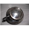 Image 5 : 1921 Silverplate Small Teapot w/ Fancy Design.  Meriden B. Company