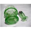 Image 3 : Vintage Uranium Glass Cup & Uranium Glass Salt Shaker