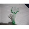 Image 2 : Uranium Glass Vase, 9” Tall