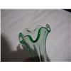 Image 4 : Uranium Glass Vase, 9” Tall