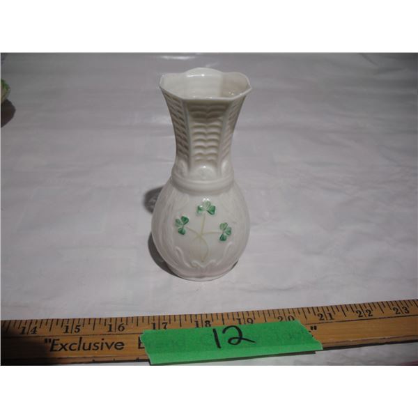 Vintage Belleek Leitrim Vase 5” Tall