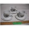 Image 1 : (3) 1984 Ter Steege Holland Royal Schwabap Cup and Saucer Sets