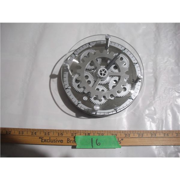 Unique Gear Clock, Battery Operated (Working)