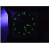 Image 3 : Vintage Mauthe 7-Jewel German Made Travel Clock (Working).  Genuine Leather Case. Hands & Numbers Gl