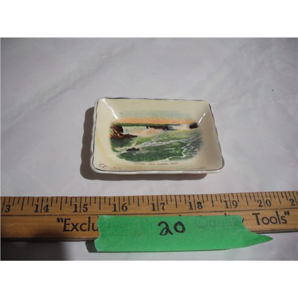Bovey Pottery Co Ltd Niagara Falls Souvenir Dish, 3.5”