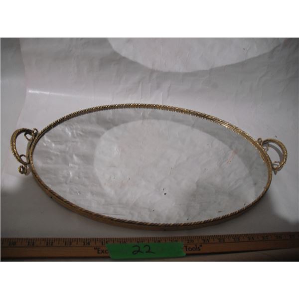 Vintage Mirror, 18” Long