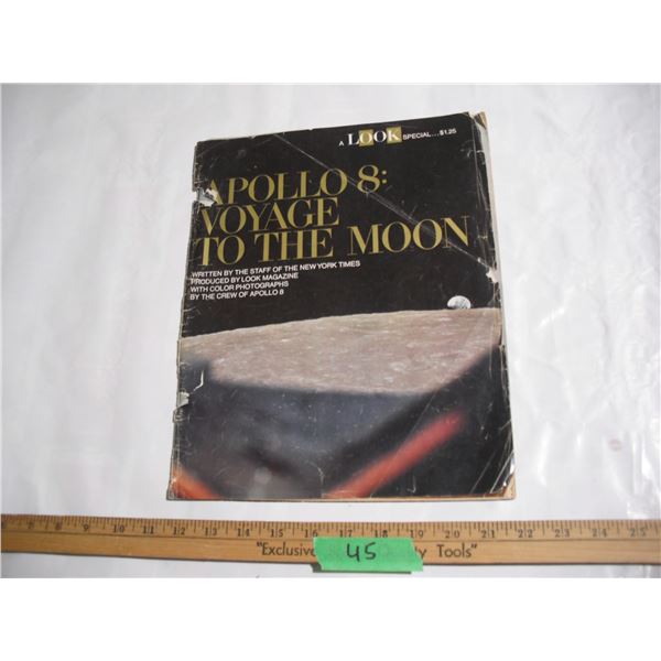 1969 Apollo 8 Voyage to the Moon New York Times Magazine