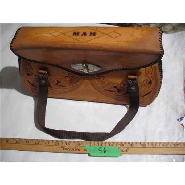 1979 Leather Purse, Marked on Bottom