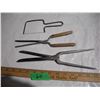 Image 1 : Vintage Acier Curling Iron, Curling Iron w/ Wooden Handles, Vintage Cheese Cutter