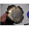 Image 6 : Vintage William Adams Finest Silverware Sugar Bowl & Spoon w/Cobalt Blue Insert